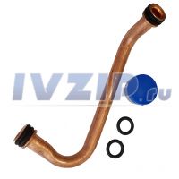 Трубка газовой колонки BOSCH (мод. WR-10, WR-11, WR-13, WR-14, WR-15, от водяного узла к теплообменнику) 01020800